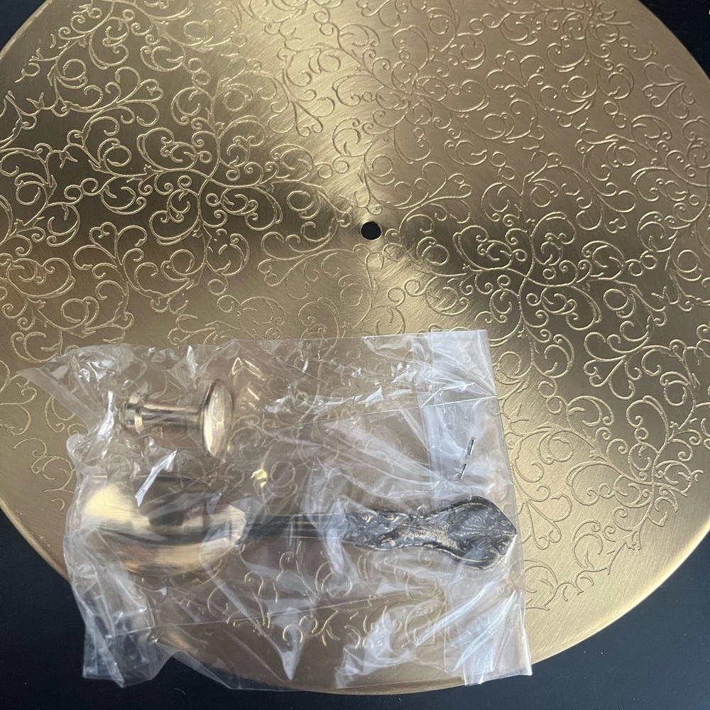 Brass spices masala tin Elegant Gold Decorative Box spoon sections - Picture 5 of 5